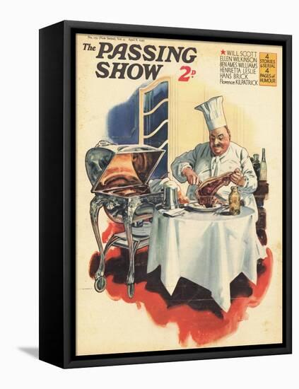 1930s UK The Passing Show Magazine Cover-null-Framed Stretched Canvas