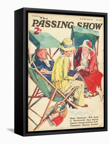 1930s UK The Passing Show Magazine Cover-null-Framed Stretched Canvas