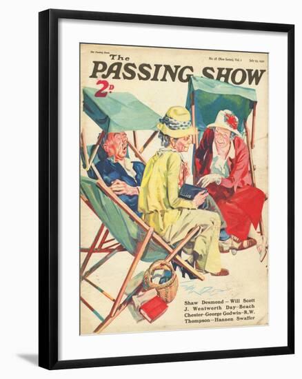 1930s UK The Passing Show Magazine Cover-null-Framed Giclee Print