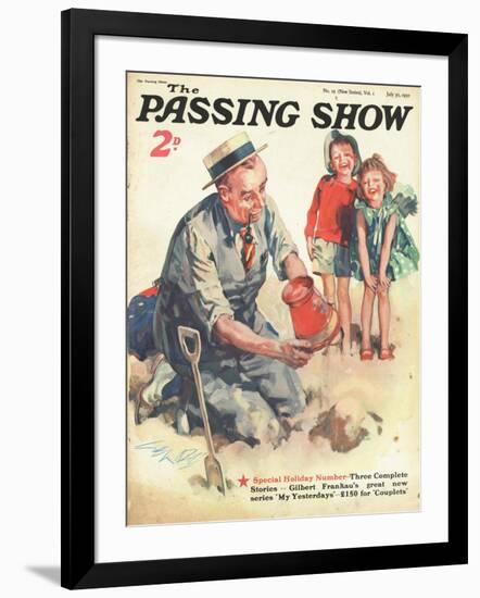 1930s UK The Passing Show Magazine Cover-null-Framed Premium Giclee Print