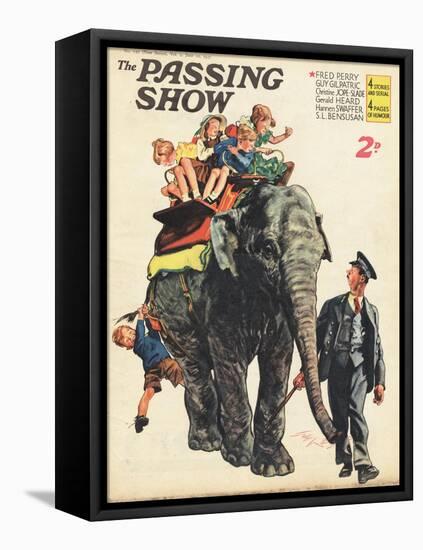 1930s UK The Passing Show Magazine Cover-null-Framed Stretched Canvas