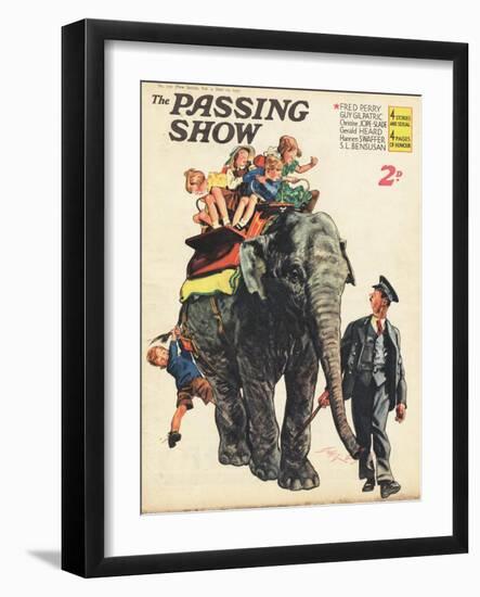 1930s UK The Passing Show Magazine Cover-null-Framed Giclee Print