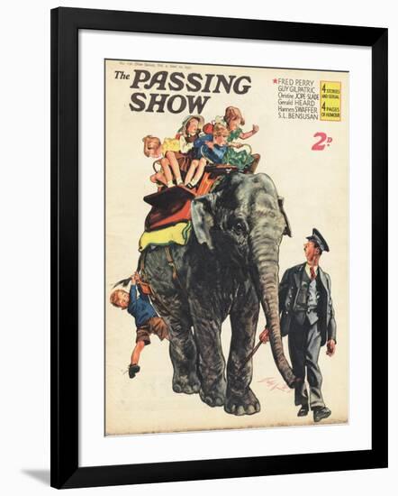 1930s UK The Passing Show Magazine Cover-null-Framed Giclee Print