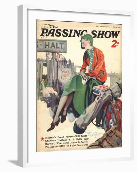 1930s UK The Passing Show Magazine Cover-null-Framed Giclee Print