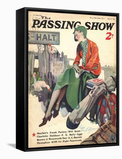 1930s UK The Passing Show Magazine Cover-null-Framed Stretched Canvas