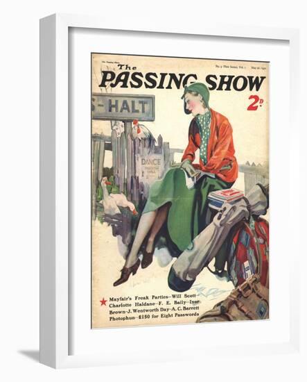 1930s UK The Passing Show Magazine Cover-null-Framed Giclee Print