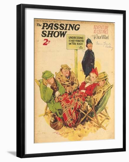 1930s UK The Passing Show Magazine Cover-null-Framed Giclee Print