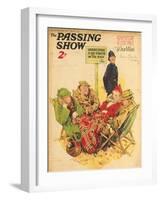 1930s UK The Passing Show Magazine Cover-null-Framed Giclee Print