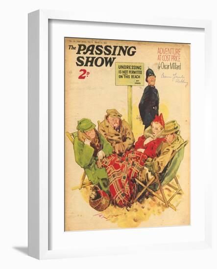 1930s UK The Passing Show Magazine Cover-null-Framed Giclee Print