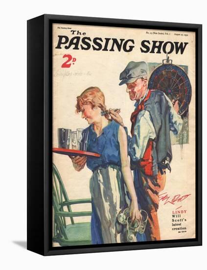 1930s UK The Passing Show Magazine Cover-null-Framed Stretched Canvas