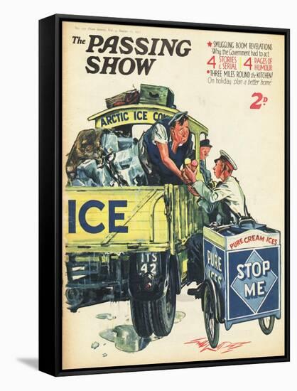 1930s UK The Passing Show Magazine Cover-null-Framed Stretched Canvas