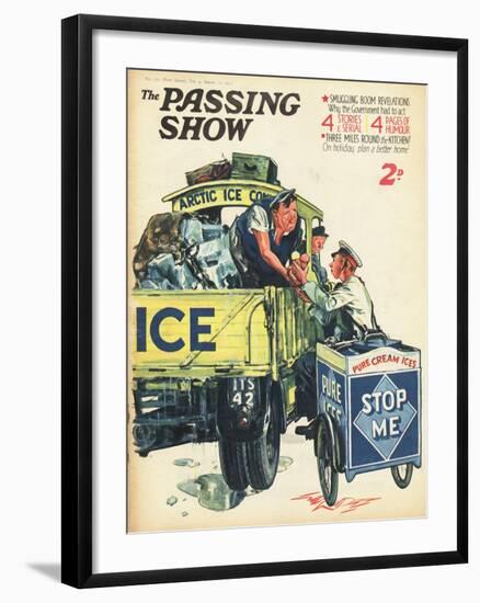 1930s UK The Passing Show Magazine Cover-null-Framed Giclee Print