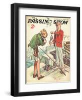 1930s UK The Passing Show Magazine Cover-null-Framed Premium Giclee Print