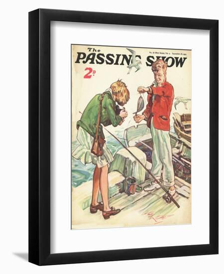 1930s UK The Passing Show Magazine Cover-null-Framed Premium Giclee Print