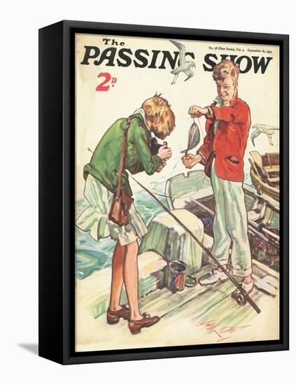 1930s UK The Passing Show Magazine Cover-null-Framed Stretched Canvas