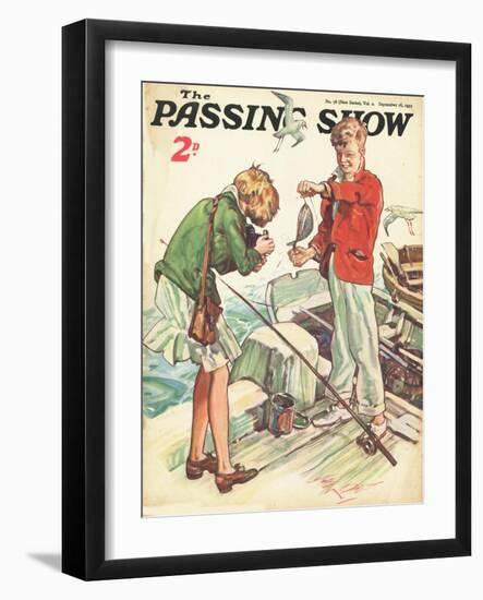 1930s UK The Passing Show Magazine Cover-null-Framed Giclee Print