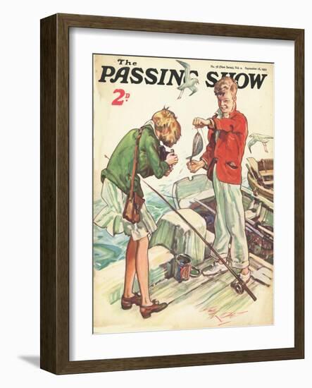 1930s UK The Passing Show Magazine Cover-null-Framed Premium Giclee Print