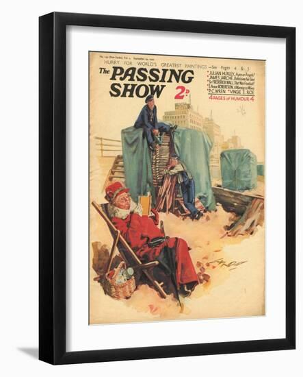 1930s UK The Passing Show Magazine Cover-null-Framed Giclee Print