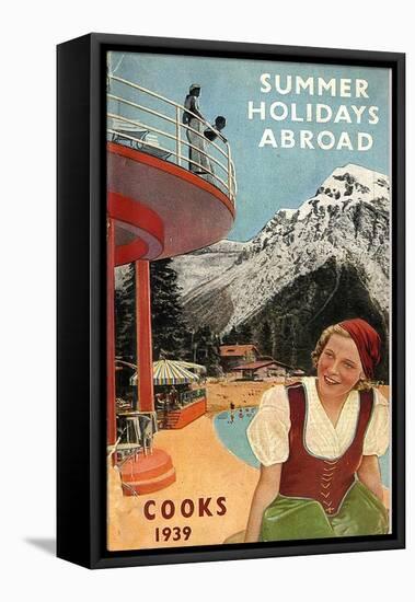 1930s UK Thomas Cook Brochure Cover-null-Framed Stretched Canvas