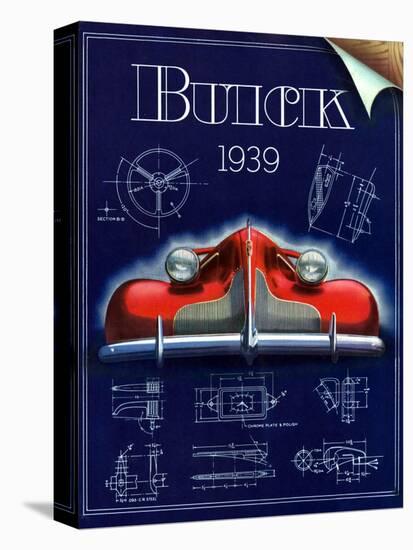 1930s USA Buick Magazine Advertisement-null-Stretched Canvas