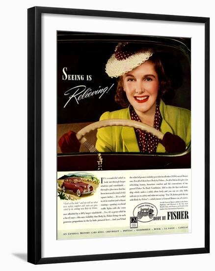 1930s USA Fisher Magazine Advertisement-null-Framed Giclee Print