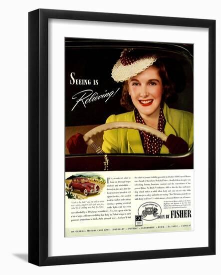 1930s USA Fisher Magazine Advertisement-null-Framed Giclee Print