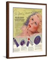 1930s USA Hollywood Magazine Advertisement-null-Framed Giclee Print