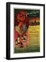 1930s USA Irresistible Magazine Advertisement-null-Framed Premium Giclee Print