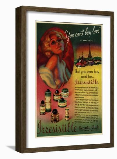 1930s USA Irresistible Magazine Advertisement-null-Framed Giclee Print