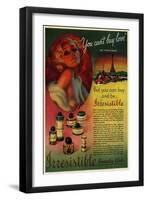 1930s USA Irresistible Magazine Advertisement-null-Framed Giclee Print