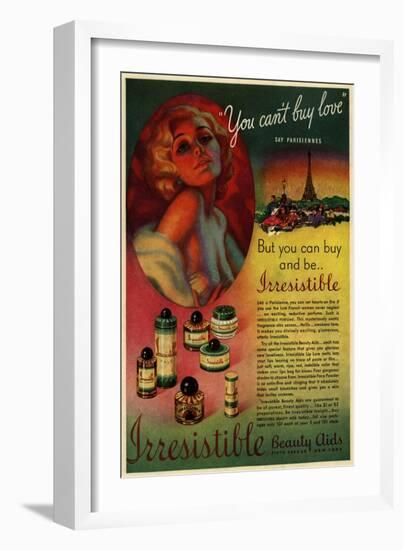 1930s USA Irresistible Magazine Advertisement-null-Framed Giclee Print