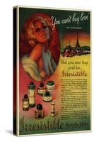 1930s USA Irresistible Magazine Advertisement-null-Stretched Canvas