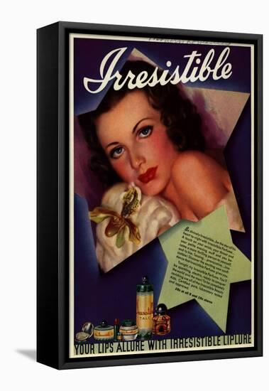 1930s USA Irresitible Magazine Advertisement-null-Framed Stretched Canvas