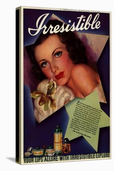 1930s USA Irresitible Magazine Advertisement-null-Stretched Canvas