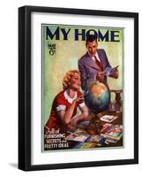 1930s USA My Home Magazine Cover-null-Framed Giclee Print