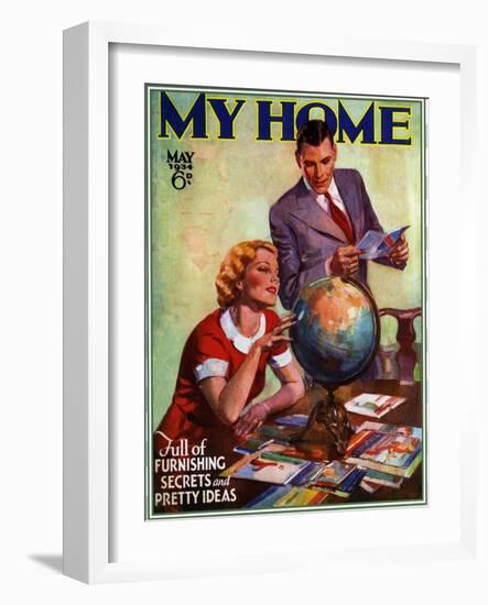 1930s USA My Home Magazine Cover-null-Framed Giclee Print