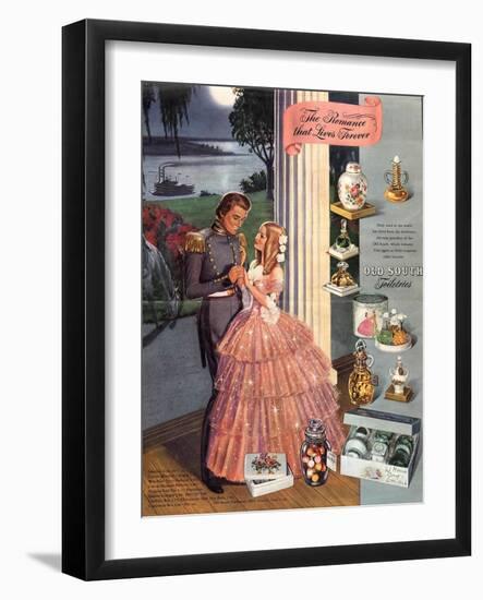 1930s USA Old South Magazine Advertisement-null-Framed Giclee Print