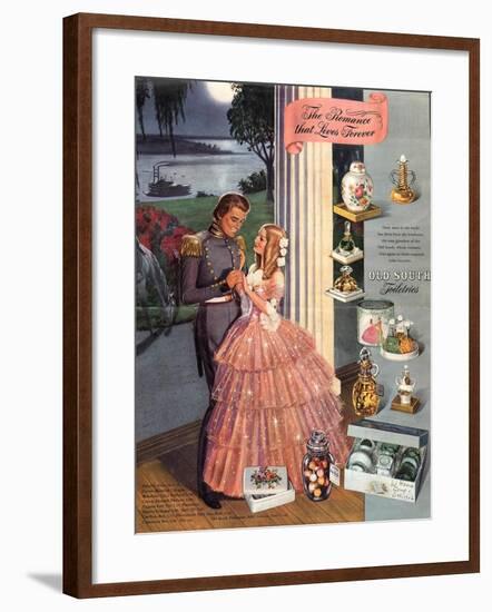 1930s USA Old South Magazine Advertisement-null-Framed Giclee Print