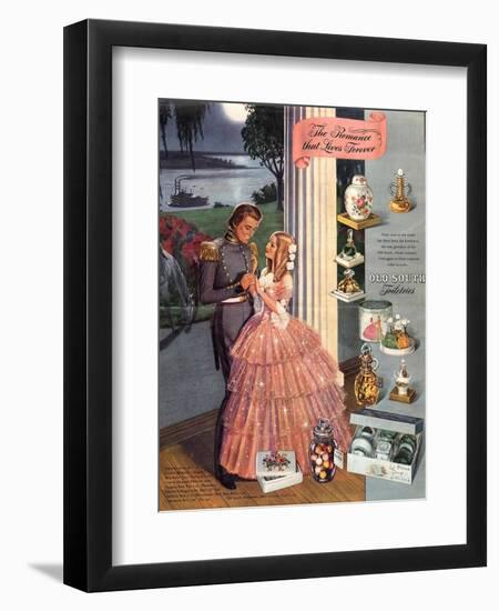 1930s USA Old South Magazine Advertisement-null-Framed Giclee Print