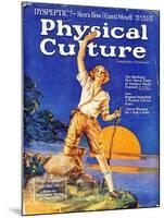 1930s USA Physical Culture Magazine Cover-null-Mounted Giclee Print