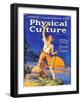 1930s USA Physical Culture Magazine Cover-null-Framed Giclee Print