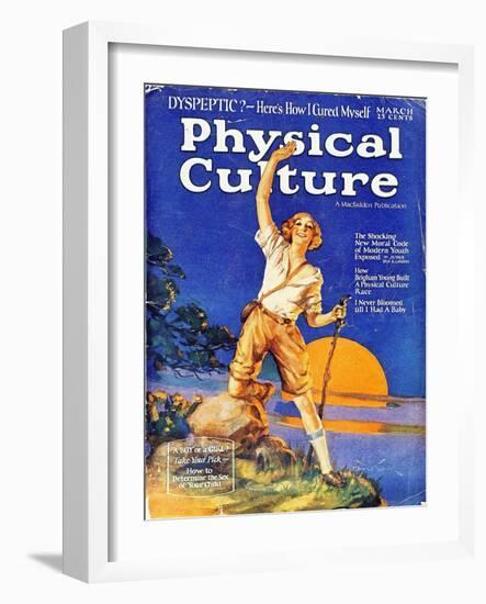 1930s USA Physical Culture Magazine Cover-null-Framed Giclee Print