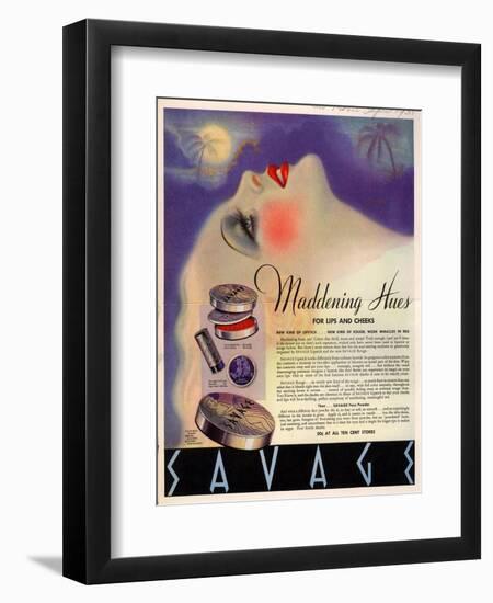 1930s USA Savage Magazine Advertisement-null-Framed Giclee Print