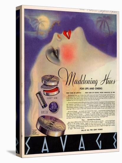 1930s USA Savage Magazine Advertisement-null-Stretched Canvas