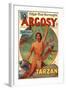 1930s USA Tarzan Argosy Magazine Cover-null-Framed Giclee Print