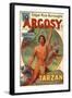 1930s USA Tarzan Argosy Magazine Cover-null-Framed Giclee Print