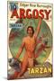 1930s USA Tarzan Argosy Magazine Cover-null-Mounted Giclee Print