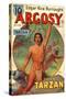 1930s USA Tarzan Argosy Magazine Cover-null-Stretched Canvas