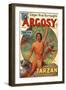 1930s USA Tarzan Argosy Magazine Cover-null-Framed Giclee Print