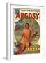 1930s USA Tarzan Argosy Magazine Cover-null-Framed Giclee Print